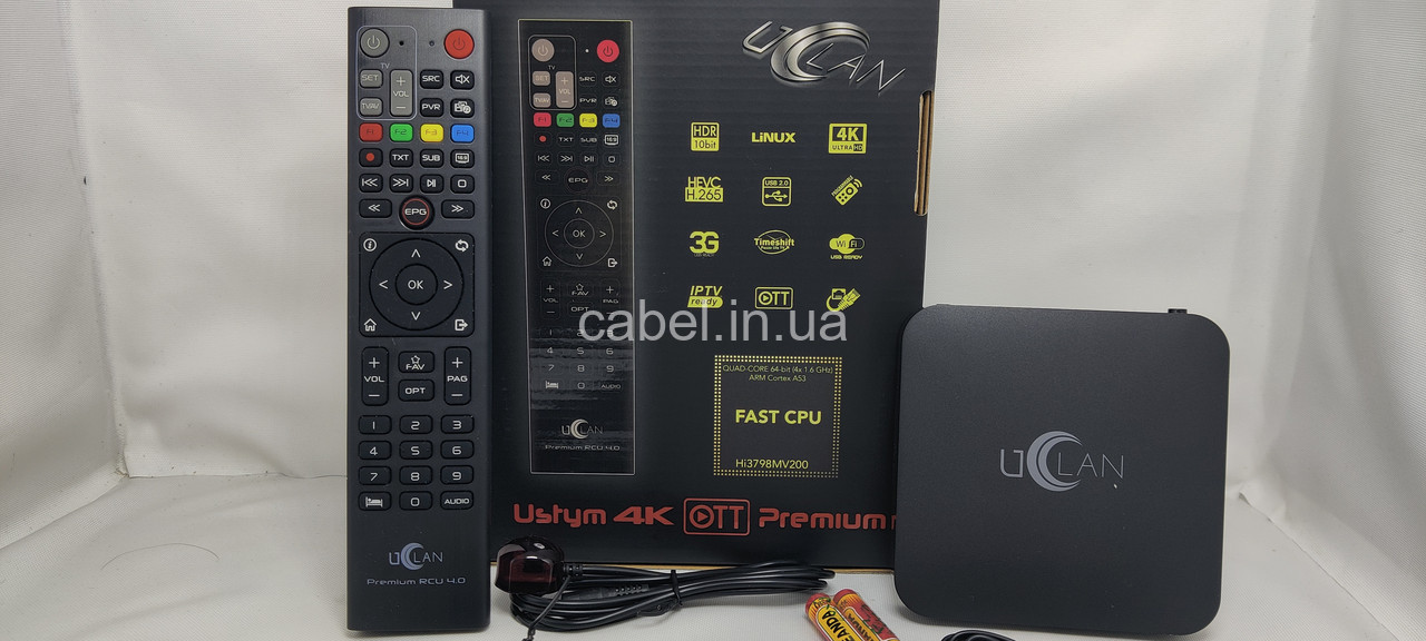 Приставка Uclan Ustym 4K OTT Premium