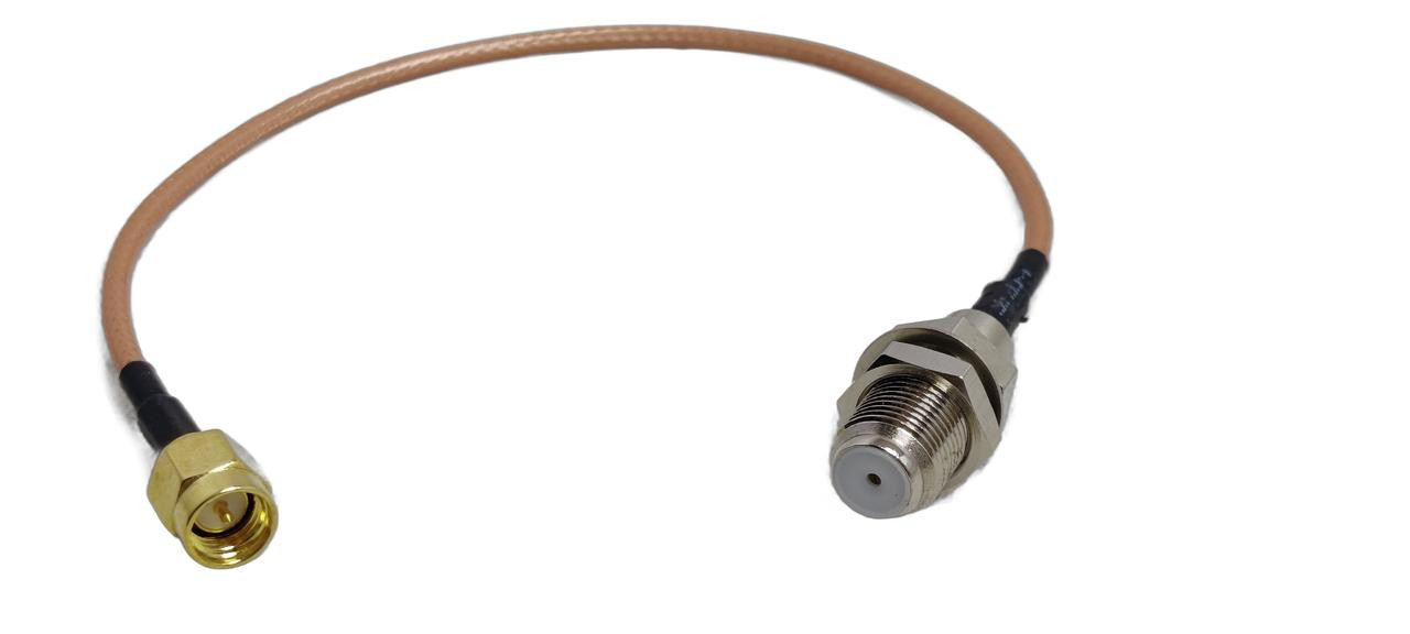 Перехідник пігтейл F female-SMA male прямий, 20см