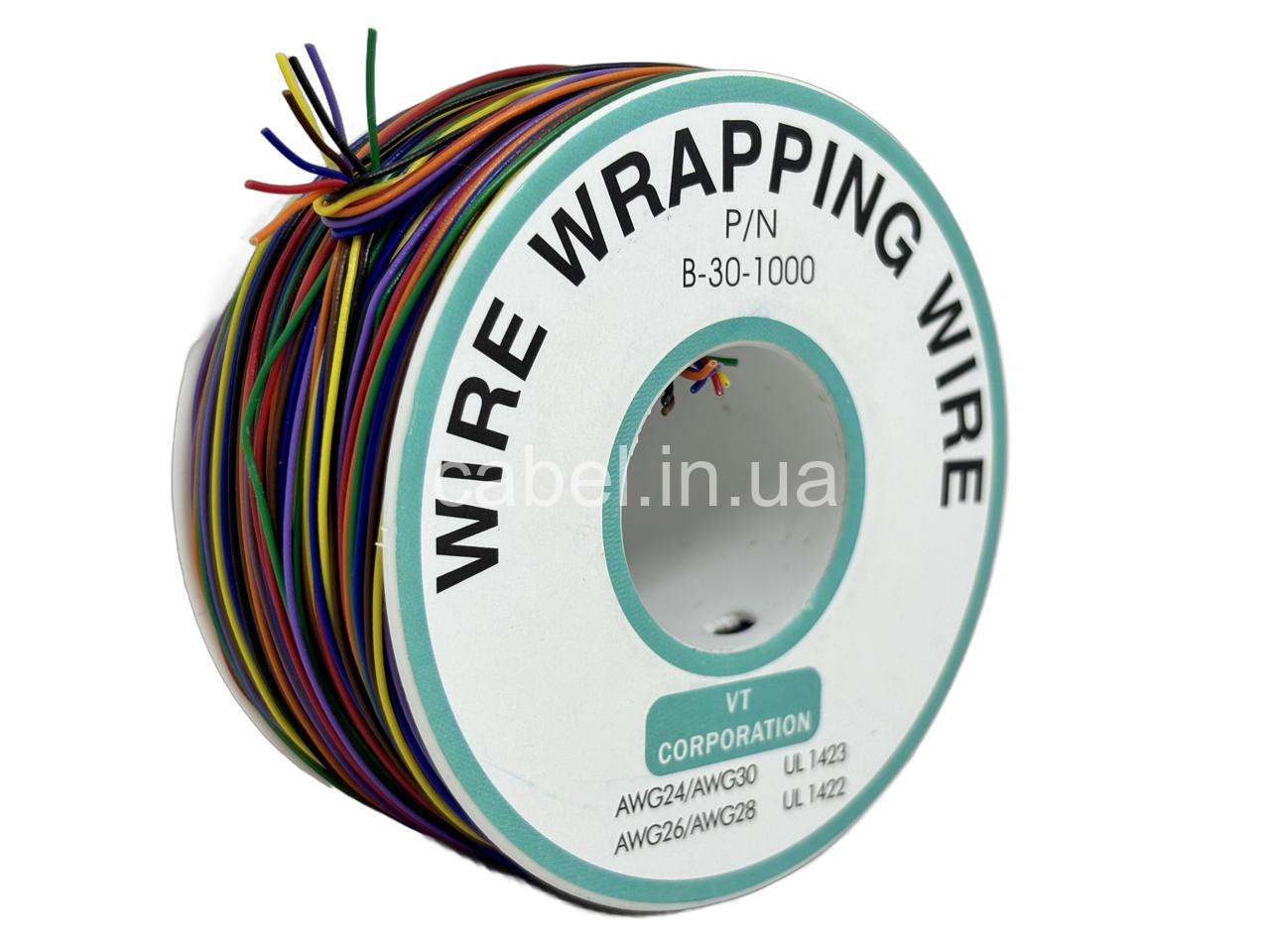 Провод монтажный 30AWG ,разноцветный,265м