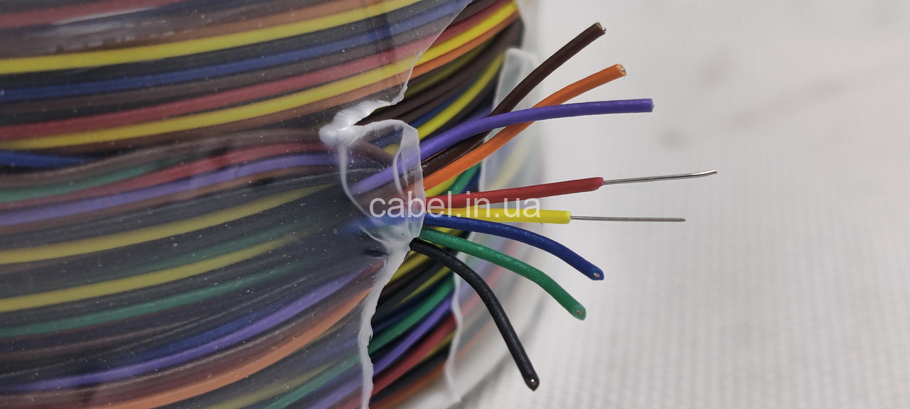 Провод монтажный 30AWG ,разноцветный,265м